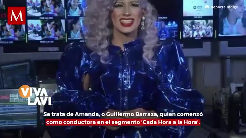 Ella Es Amanda La Primera Presentadora De Noticias Drag Queen