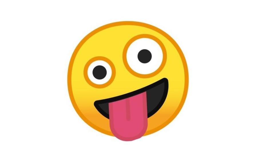 Qu significa el emoji de la cara de loco o cara alocada