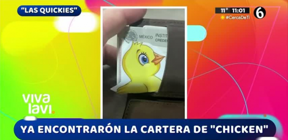 Encuentran cartera extraviada de 'Chicken'