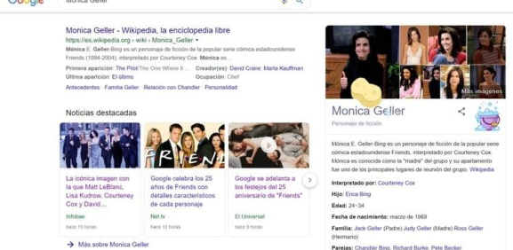 Así celebra Google el 25 aniversario de ‘Friends’ 