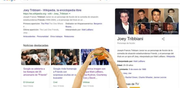 Así celebra Google el 25 aniversario de ‘Friends’ 