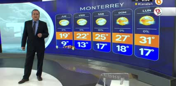 Abimael Salas nos da el pronóstico del tiempo en Monterrey para este miércoles 01 de noviembre de 2023.