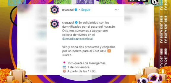 Se muestran así en apoyo a los afectados.