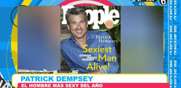 El actor sale en la portada de esta revista como el hombre sexy 2023