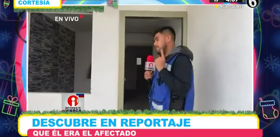 Reportero descubre que la casa robada era la de él