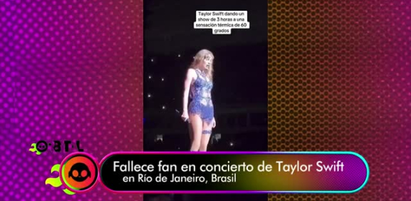 Triste suceso que pasó en Brasil en el concierto de la cantante.