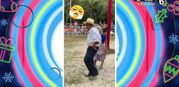 Este señor es sorprendido bailando y así reacciona su esposa