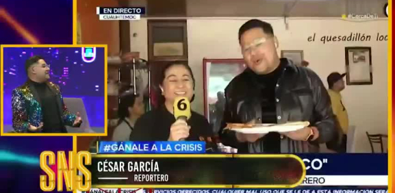 El reportero viral tiene un inicio en los medios junto a 'Canal 6'.