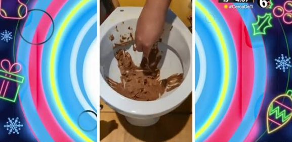 Tremendo video se hace viral en donde se sirve helado en una rara taza.