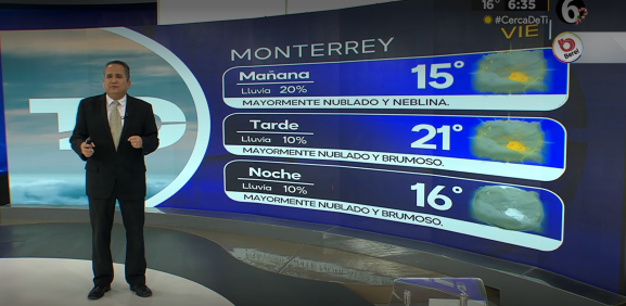 Abimael Salas nos da el pronóstico del tiempo en Monterrey para este viernes 22 de diciembre de 2023.