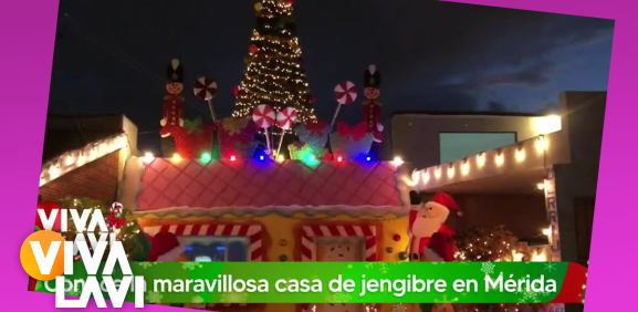 Conoce la famosa casa de jengibre en Mérida