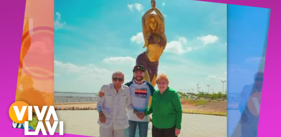 Develan estatua de Shakira en Barranquilla