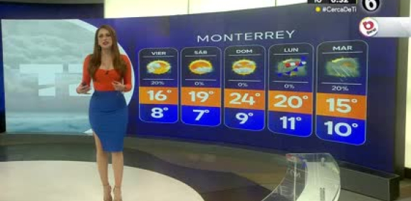 Norma García nos da el pronóstico del tiempo en Monterrey para este jueves 28 de diciembre de 2023.