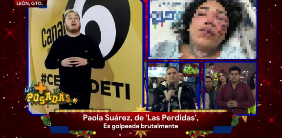 Reportero de 'Canal 6' habla sobre lo que comentó el escolta al ver la agresión de ex pareja a Paola