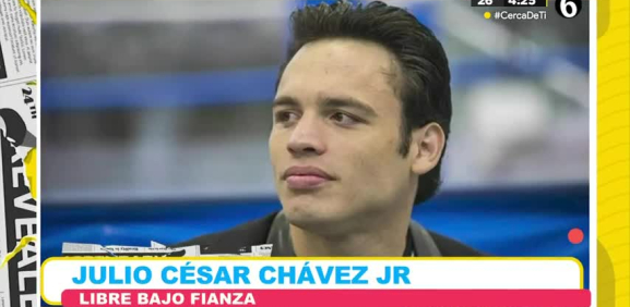 Julio César Chávez Jr sale libre bajo fianza