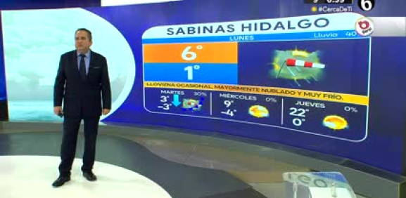 Abimael Salas nos da el pronóstico del tiempo en Monterrey para este lunes 15 de enero de 2024.