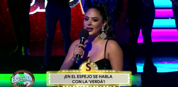 La sensual chica tiene el presentimiento de salir del programa