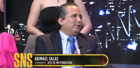 El experto y jefe del área de meteorología habla de esta dura área en la televisión