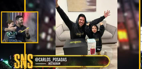 Carlos Posadas habla que tras subir un video sin querer, comenzó la fama de su hijo