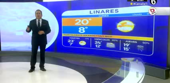 Abimael Salas nos da el pronóstico del tiempo en Monterrey para este lunes 12 de febrero de 2024.