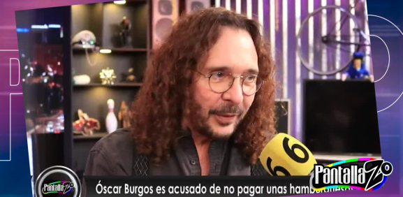 Óscar Burgos aclara mal entendido con deuda de hamburguesas