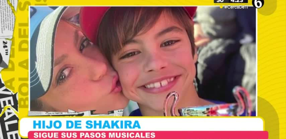 Milán el hijo de Shakira sorprende al tocar la batería y poco a poco seguir sus pasos