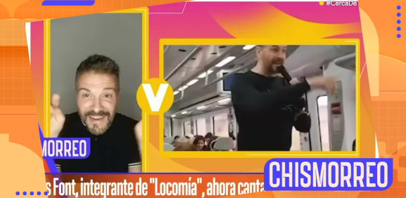 Luis Font, de integrante de "Locomía" a cantante de metro