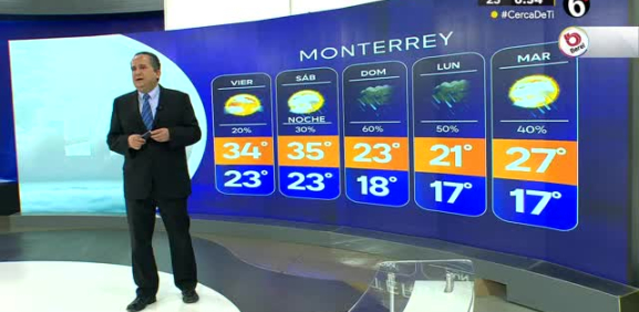 Abimael Salas nos da el pronóstico del tiempo en Monterrey para este jueves 18 de abril de 2024.