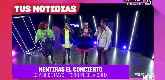 'Mentiras, el concierto' visita el foro de Amazon Music News