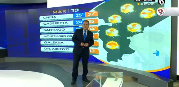 Abimael Salas nos da el pronóstico del tiempo en Monterrey para este martes 14 de mayo de 2024.