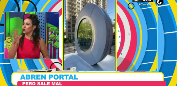 Se dice que este portal se ve de Nueva York hasta las calles de Berlín en tiempo real
