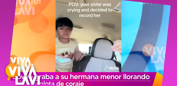 Niña enfurece tras descubrir que la graban mientras llora