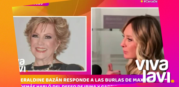 Geraldine Bazán responde a burlas de Maxine Woodside