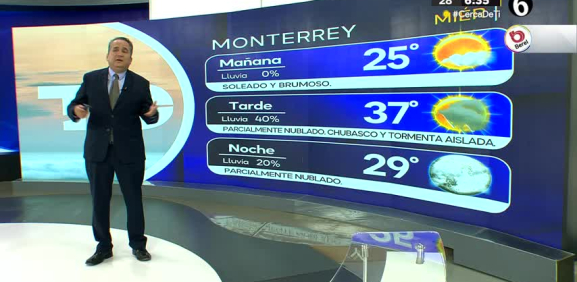 Abimael Salas nos da el pronóstico del tiempo en Monterrey para este miércoles 05 de junio de 2024.