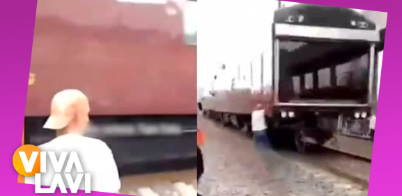 Hombre arriesga la vida por subirse a "La Emperatriz"