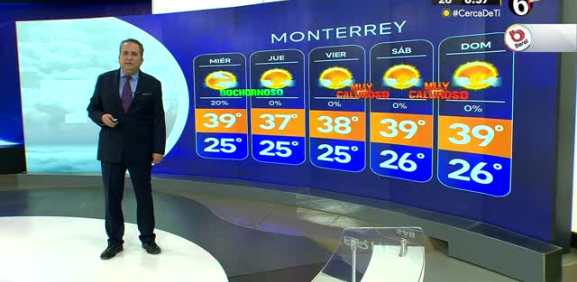 Abimael Salas nos da el pronóstico del tiempo en Monterrey para este martes 11 de junio de 2024.
