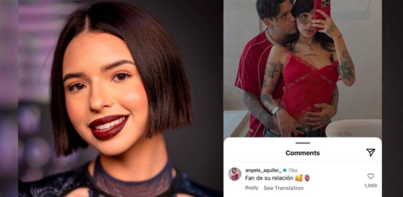 Tras confirmar su relación con Nodal, salieron a la luz los comentarios que Ángela realizó a Cazzu en sus redes sociales