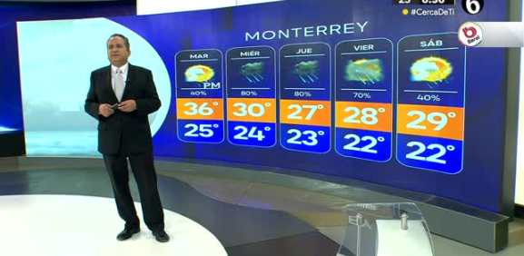 Abimael Salas nos da el pronóstico del tiempo en Monterrey para este lunes 17 de junio de 2024.