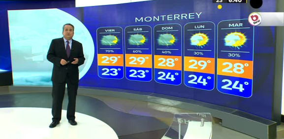 Abimael Salas nos da el pronóstico del tiempo en Monterrey para este jueves 20 de junio de 2024.