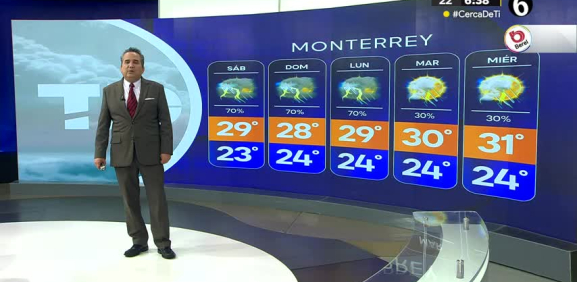 Abimael Salas nos da el pronóstico del tiempo en Monterrey para este viernes 21 de junio de 2024.