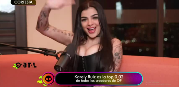 Karely Ruiz en el top de las mejores pagas de Only Fans