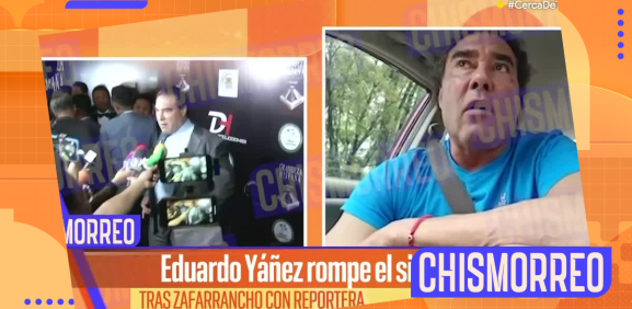 Eduardo Yáñez rompe el silencio tras zafarrancho con reportera
