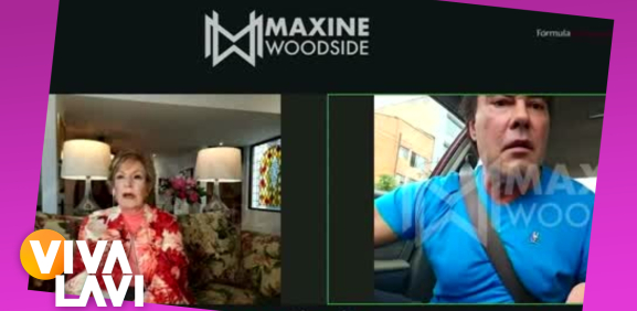 Maxine Woodside "calla" a reportera en pleno programa en vivo