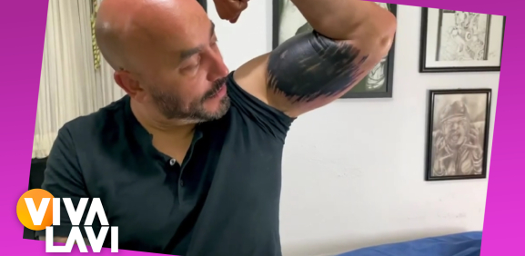 Fan se tatúa autógrafo de Lupillo Rivera