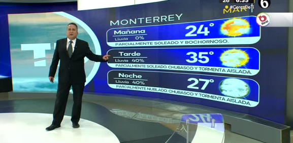 Abimael Salas nos da el pronóstico del tiempo en Monterrey para este martes 09 de julio de 2024.