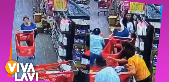 Acorralan y le roban cartera a mujer en supermercado