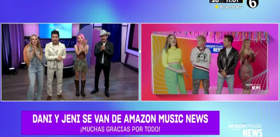 Daniella Clyde y Jeni de la Vega se despide de Amazon Music News