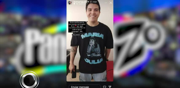 La famosa presentadora de noticias agradece al DJ sobre su playera