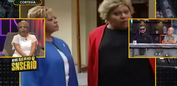 La famosa presentadora habla de este encuentro con su imitador