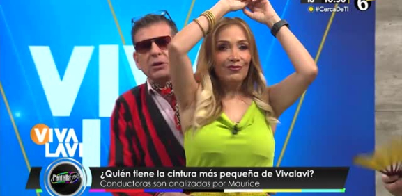 Se presume en el programa 'Vivalavi' las medidas de la conductora.